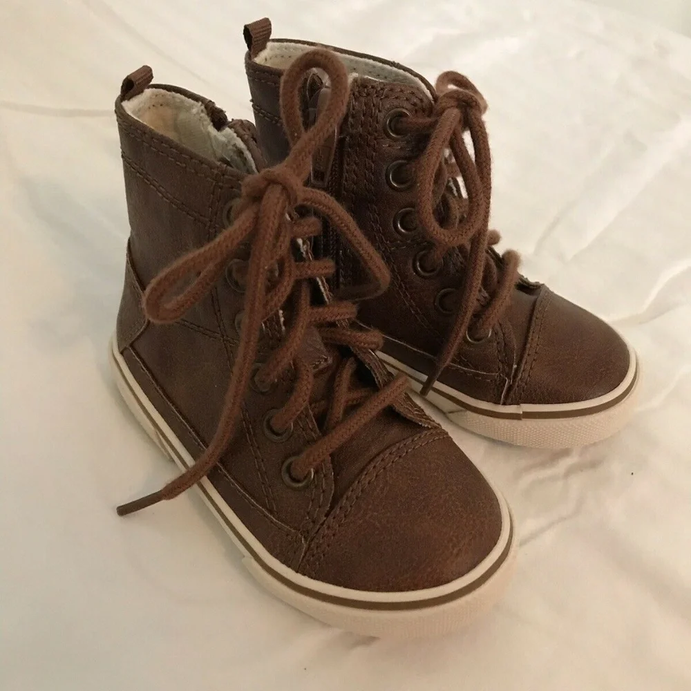 Koala Kids Toddler Hard Sole Brown SZ‎ 5